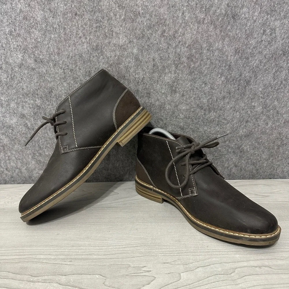 Arizona Jean Company‎ Dutton Chukka Boots Brown Mens Size 8 Lace Up Classic